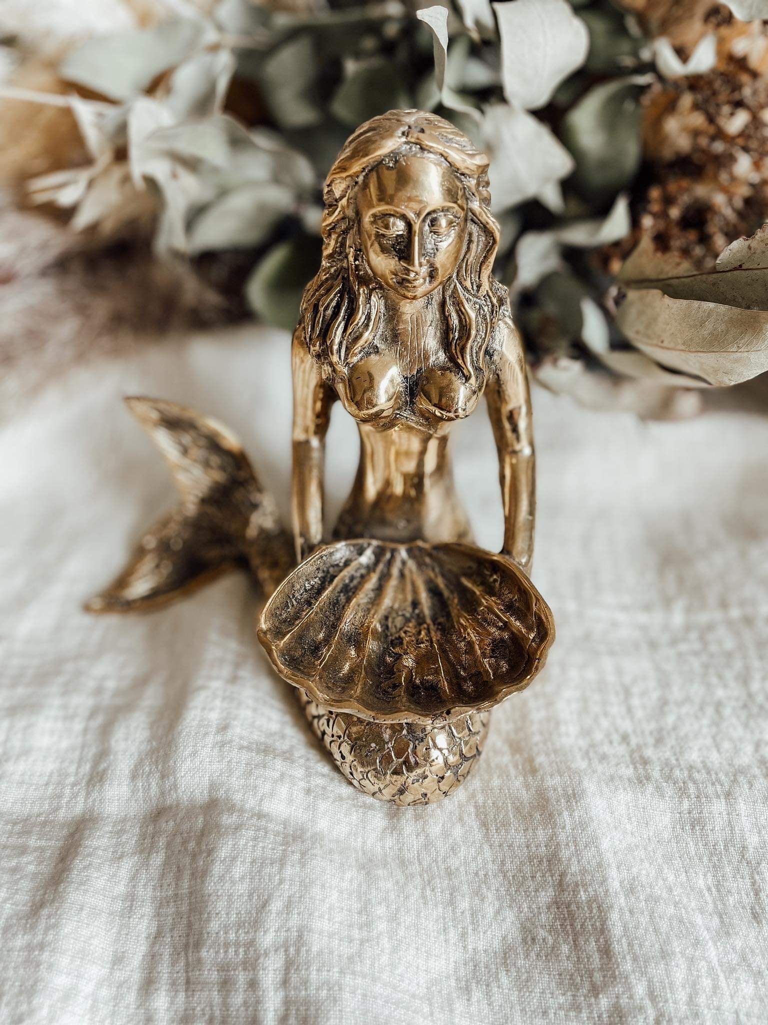 Mermaid Brass Plaque – Pineapple Traders